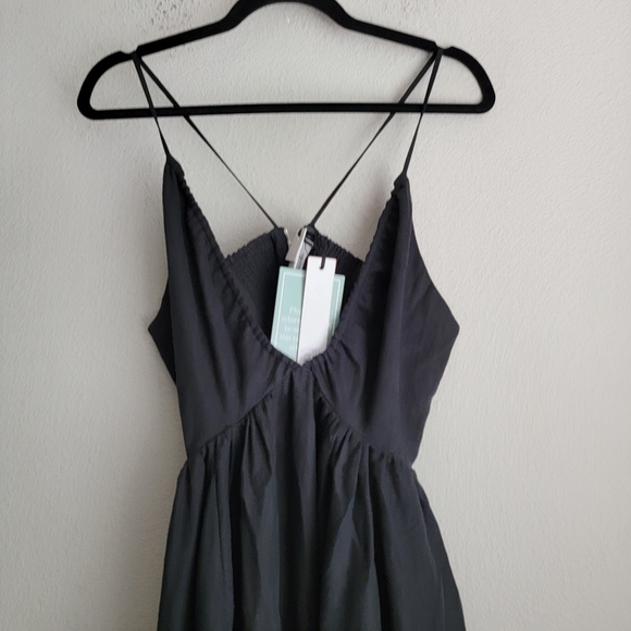 Another Tomorrow Linen Halter Dress size 46 NWT - Picture 4 of 10
